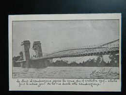 LE PONT D' ANDREZIEUX APRES LA CRUE DU 17 OCTOBRE 1907 - Andrézieux-Bouthéon