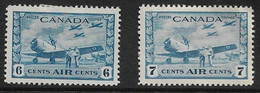 CANADA 1942 AIR SET SG 399/400 MOUNTED MINT Cat £37.50 - Luftpost