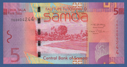 SAMOA - P.38a – 5 TALA ND (2008) UNC Serie TK 0004244 Low Number - Samoa