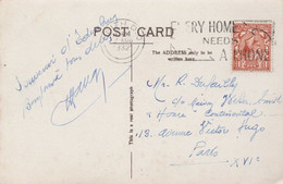 Regno Unito (1932) - Cartolina Da Edinburgh Viaggiata Per La Francia - Storia Postale