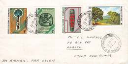 NEW CALEDONIA - AIR MAIL 1974 NOUMEA > RABAUL / PAPUA NG / QC175 - Lettres & Documents