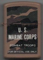 US  Marine Corps   Briquet Militaire Américain   Champ  Style Zippo - Autres & Non Classés