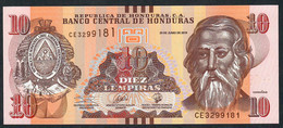 HONDURAS P99c ? 10 LEMPIRAS 20.6.2019 #CE  NEW DATE 2019 Different Printer GOZNAK    UNC. - Honduras