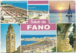 AA3289 Saluti Da Fano (Pesaro Urbino) - Panorama Vedute Multipla / Viaggiata 1996 - Fano