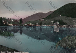 CARTOLINA  PONTE TRESA,LUGANO,TICINO,VERSANTE SVIZZERO,VIAGGIATA 1953 - Ponte Tresa