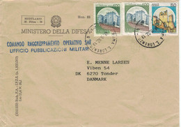 Verteidigungsministerium Comando Ragruppamento Operativo SME 1992 > Menne Larsen Tonder - Castello Prato - Calascio - 1991-00: Storia Postale