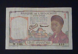 Indochina 1946: 1 Piastre - Indocina