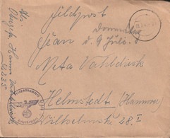 German Feldpost WW2: From Glubokoye In Belarus - Feld-Kommandantur 660 FP 32235 Posted 3.7.1943 - WW2