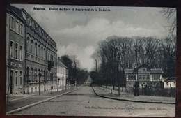 Cpa De 1910, NIVELLES “Chalet Du Parc Et Boulevard De La Dodaine” (animée, Enseigne Café Du Parc - - Nijvel