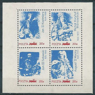 Poland SOLIDARITY (S263): King's Chest (sheet 06 Blue) - Solidarnosc-Vignetten