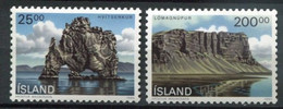 Island Iceland Mi# 731-2 Postfrisch/MNH - Landscapes - Neufs
