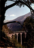 Landwasser-Viadukt Der Rhätischen Bahn Bei Filisur (9-313) - Filisur