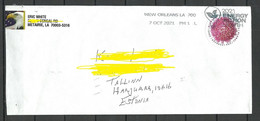 USA 2021 Cover To ESTONIA O New Orleans - Storia Postale