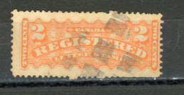CANADA - LETTRE CHARGÉES - N° Yvert 1 Obli. - Registration & Officially Sealed
