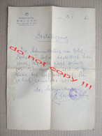 Bulgaria / Sofia - GRAND HOTEL BALKAN ( 1960 ) / Letter With Seal - Brieven En Documenten