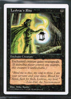MAGIC The GATHERING  "Leshrac's Rite"---5th EDITION (MTG--116-5) - Other & Unclassified