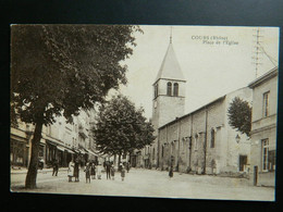 COURS                                           PLACE DE L'EGLISE - Cours-la-Ville