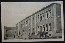 Rodange "Gr.D. De Lux"- L' École - Maison De Gros P. Houstraas - Circulé: 1920 - Etat: Petit Coin Sup Droit - 2 Scans - Rodange