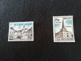 Belgique 1972 N° 1636 Et 1637 ** - Neufs