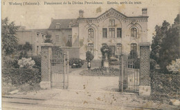 1 WODECQ : Pensionnat Divine Providence - Entrée - Arrêt Du Tram - RARE VARIANTE - Cachet De La Poste 1911 - Ellezelles
