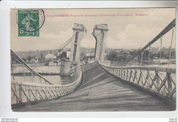 RT31.208  LOIRE. ANDREZIEUX. LE  PONT APRES LES INONDATIONS D' OCTOBRE.1907 .VUE PRISE LE  5 NOVEMBRE - Andrézieux-Bouthéon