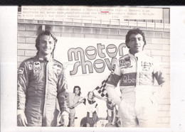 FORMULA 1 - MICHELE ALBORETO E RENE ARNOUX - MISANO 1983-- FOTO ORIGINALE 17,5X24 CM  CIRCA- - Car Racing - F1