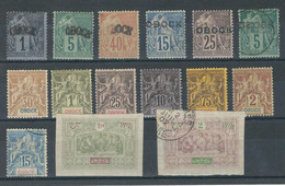 OBOCK Petit Lot De Classiques Tous Avec Petit Défaut */(*)/Obl. - Unused Stamps