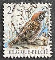 BEL2348U1 - Birds - Rufous Sparrow - 2 F Used Stamp - Belgium - 1989 - 1985-.. Oiseaux (Buzin)