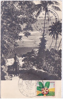 ILES WALLIS ET FUTUNA - FDC - 1 ER JOUR 4 MARS 1958 CACHET ET TIMBRE  MATA UTU - AUX PHILATELISTES - Storia Postale