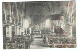 TRAZEGNIES  N° 5  Intérieur De L'Eglise 1912    M MARCOVICI - Courcelles