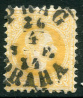 AUSTRIA 1867 Franz Jospeh  2 Kr.coarse Print  Used With Prague Postmark.  Michel 35 I - ...-1918 Préphilatélie