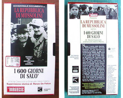 VHS - La Repubblica Di Mussolini - I 600 Giorni Di Salò - Istituto Luce - Usato - Documentales