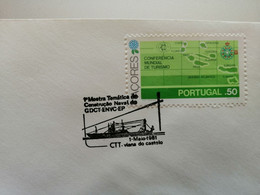 Portugal Cachet Commémoratif Chantier Naval Viana Do Castelo 1981 Shipyard  Event Postmark - Flammes & Oblitérations