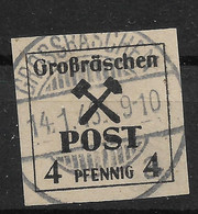 SBZ, Gestempelter Wert Der  Lokal- Ausgabe Für Großräschen Vom 20. Dezember 1945 - Soviet Zone