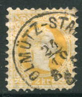 AUSTRIA 1874 Franz Joseph 2 Kr. Fine Print Used With Olmütz (Olomouc)  Postmark.  Michel 35 II - ...-1918 Vorphilatelie