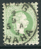 AUSTRIA 1874 Franz Joseph 3 Kr. Fine Print Used With Prague  Postmark.  Michel 36 II - ...-1918 Voorfilatelie