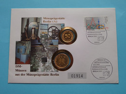 DM-Münzen Aus Der Münzprägestätte BERLIN (A) > ( Stamp > Berlin 1991 ) N° 01914 ! - Pièces écrasées (Elongated Coins)