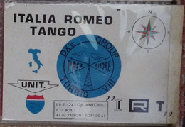 Portugal -  QSL CB Italia Romeo Tango Turris VIII DX Group IRT - Valbom Gondomar - CB-Funk