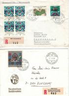 Reko Schellenberg Vaduz - Wappen Fisch Forelle - 1977 1980 - Krebs - Cartas & Documentos