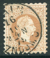 AUSTRIA 1874 Franz Joseph 15 Kr. Fine Print Used With Znaim/Znojmo  Postmark.  Michel 39 II - ...-1918 Préphilatélie