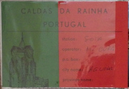 Portugal -  QSL CB Caldas Da Rainha - Bandeira - CB