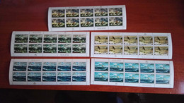 Sealand Sea Pictorial Set, Perforated Minisheets Of 10, Mint Never Hinged - Non Classés