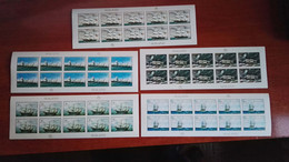 Sealand Ships Boats Set, Imperforated Minisheets Of 10, Mint Never Hinged - Ships