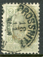 AUSTRIA 1896 Franz Joseph 2 G.. Used  With Prossnitz (Prostějov) Postmark.  Michel 68 - ...-1918 Préphilatélie