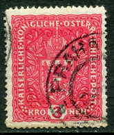 AUSTRIA 1917 Arms 3 Kr. . Used  With Prague Postmark.  Michel 205 I - ...-1918 Prephilately