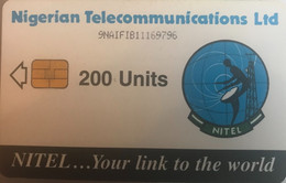 NIGERIA   -   Phonecard  -  Nigerian Telecommunications Ltd -  200 Units - Nigeria