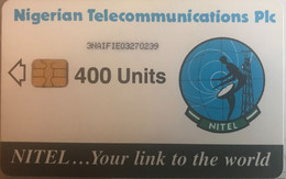 NIGERIA   -   Phonecard  -  Nigerian Telecommunications Ltd - 400 Units - Nigeria