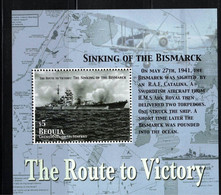BEQUIA 2005 50th The Route To Victory UNHM ZZB11 - St.Vincent Y Las Granadinas