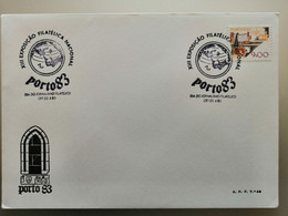 Portugal Cachet Commémoratif Expo Philatelique Porto 1983 Stamp Expo Event Postmark - Flammes & Oblitérations