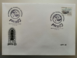 Portugal Cachet Commémoratif Expo Philatelique Porto 1983 Stamp Expo Event Postmark - Flammes & Oblitérations